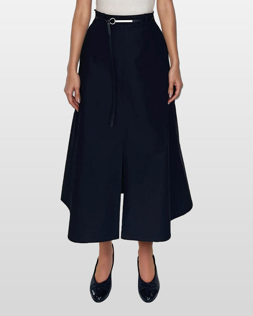 Cotton Midi Skirt