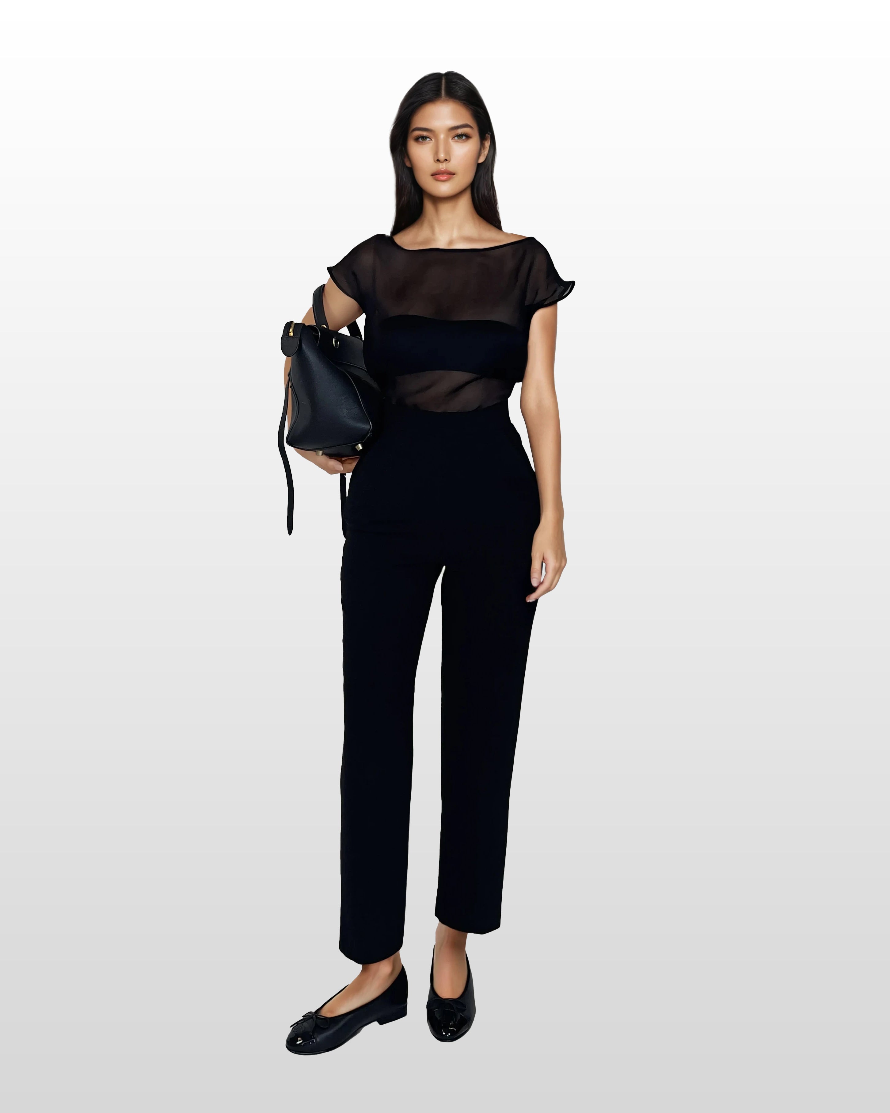Sheer Silk Blouse