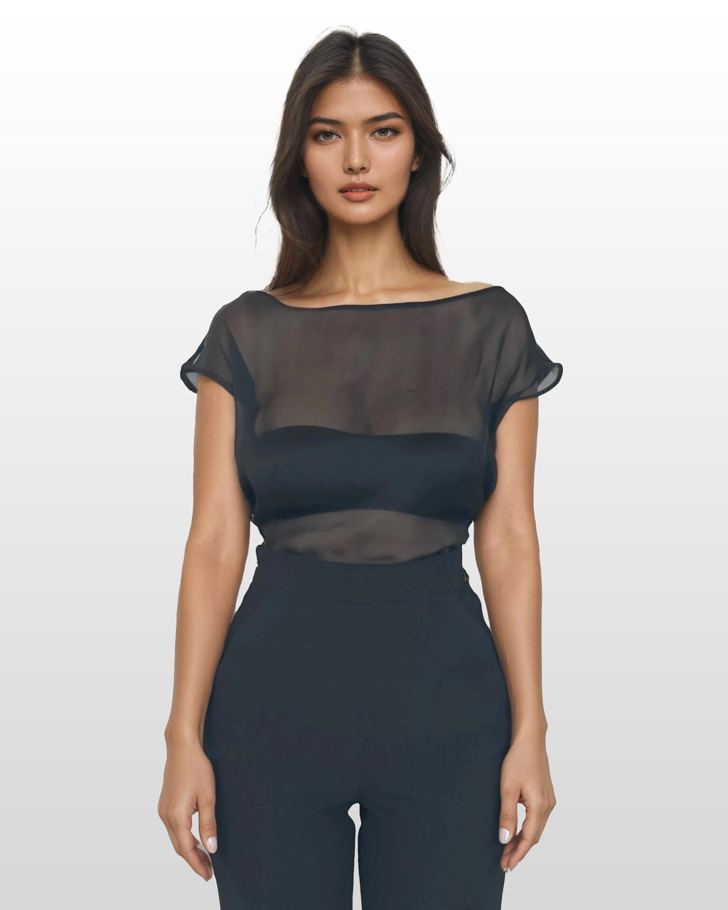 Sheer Silk Blouse