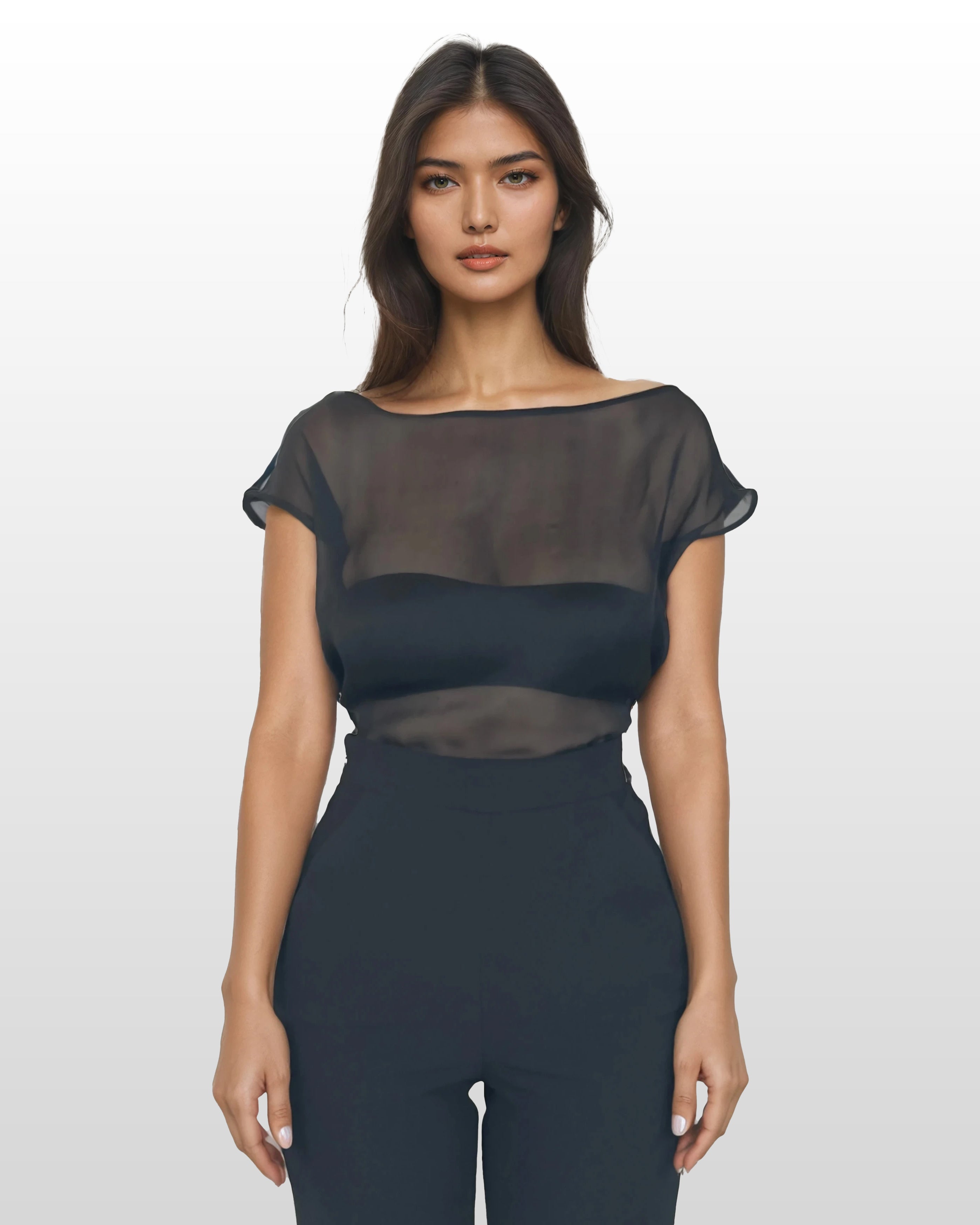 Sheer Silk Blouse