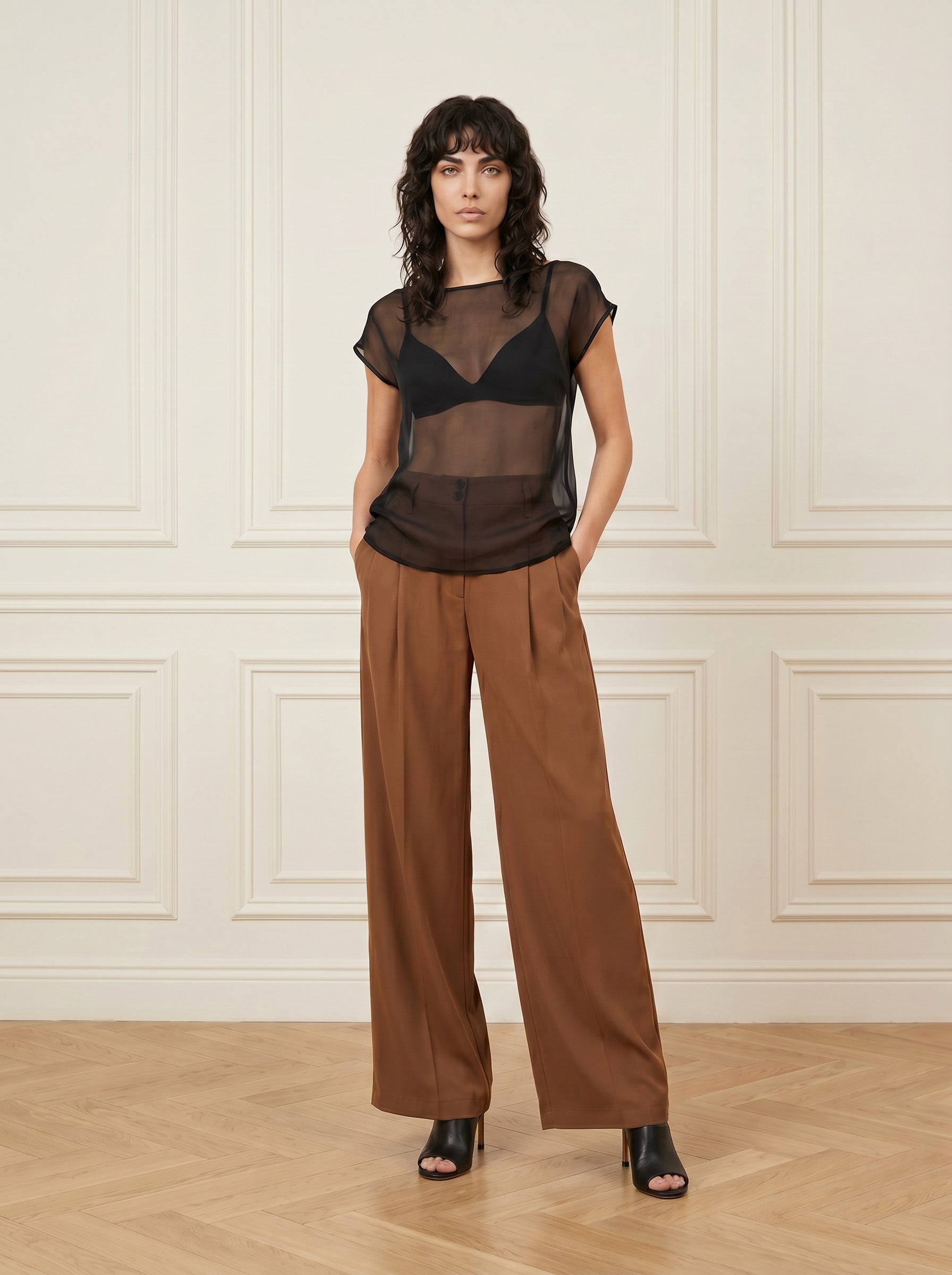 Sheer Silk Blouse