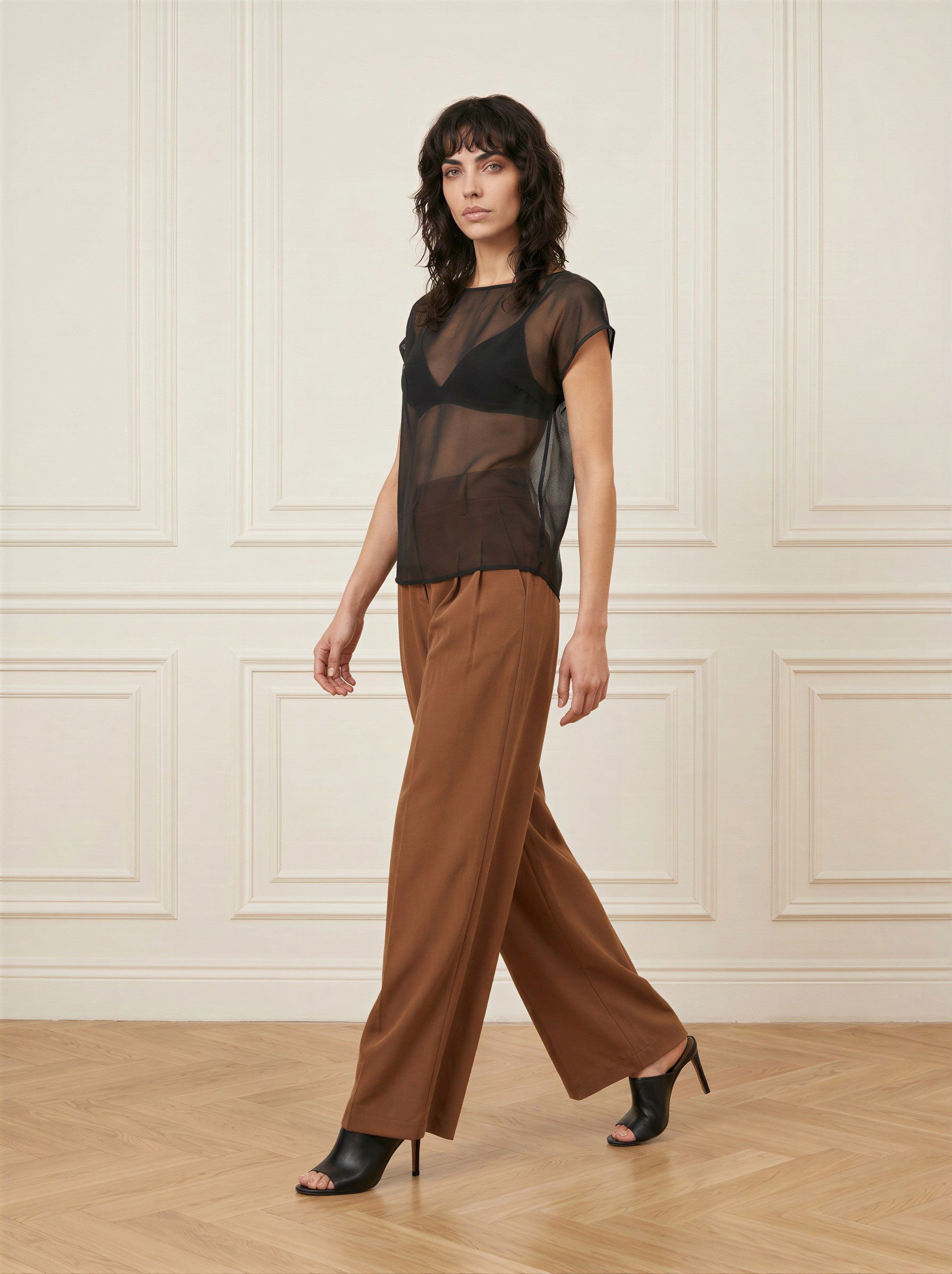 Sheer Silk Blouse
