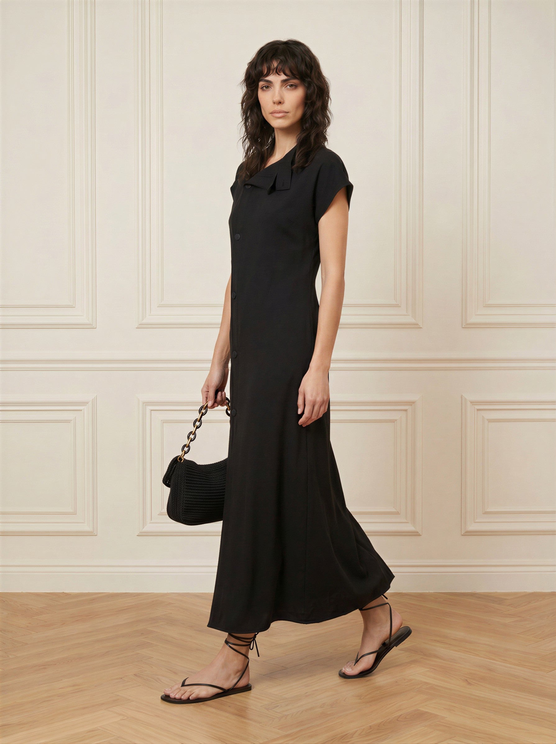 Crepe Maxi Dress