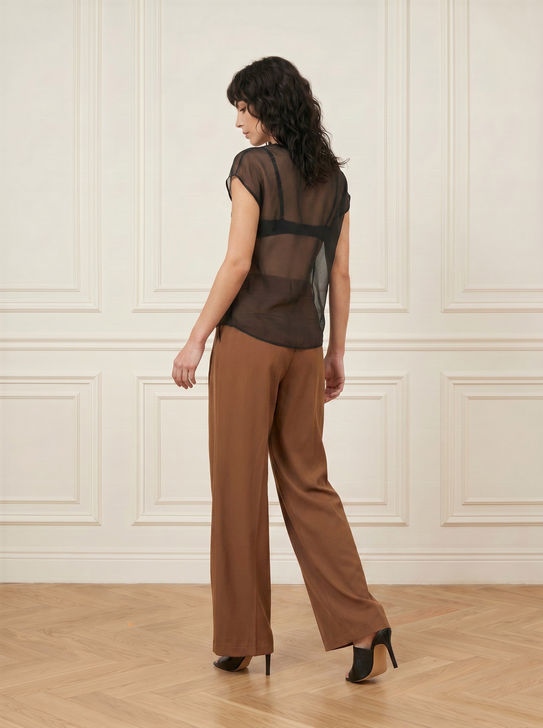 Sheer Silk Blouse